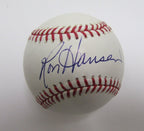 Ron Hansen Orioles/White Sox Signed OML Baseball JSA 138073