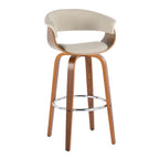 Vintage Mod - Mid Century Modern Fixed Height Barstool