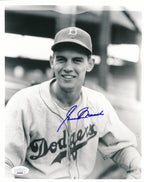 Gene Mauch Autographed Vintage 8x10 Photo Brooklyn Dodgers JSA