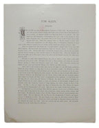 Tom Allen  Boxer 1895 Boxing Gladiators 11x15 Supplement Poster
