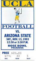 1993 UCLA Bruins vs. Arizona State Football Game Ticket Stub 148589