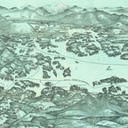Vintage Map of Lake Winnipesaukee, 1903