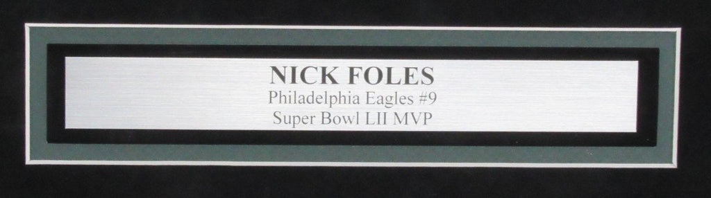 Nick Foles Autographed 16x20 Photo Philadelphia Eagles Framed Fanatics 188742