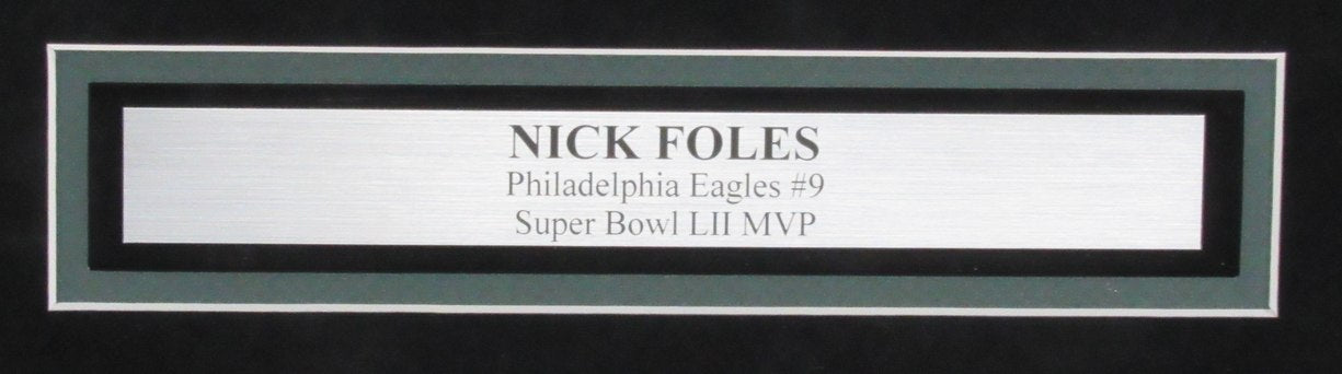 Nick Foles Autographed 16x20 Photo Philadelphia Eagles Framed Fanatics 188742