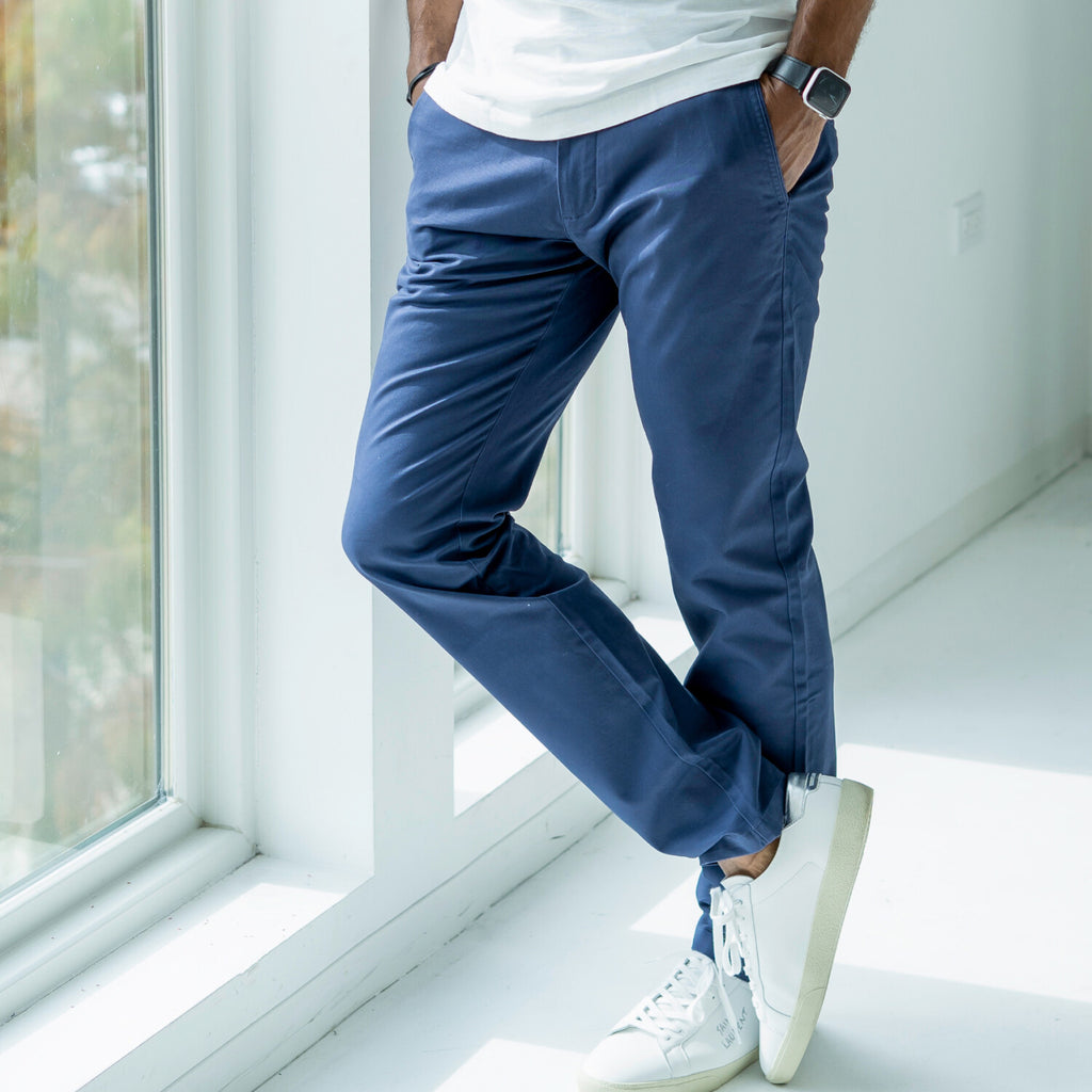 Feel Good Chinos // Riverside Blue