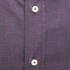 Mike Regular Button-Down Shirt // Black + Bordeaux