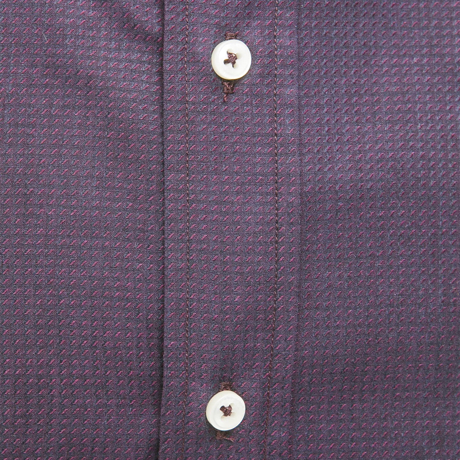 Mike Regular Button-Down Shirt // Black + Bordeaux