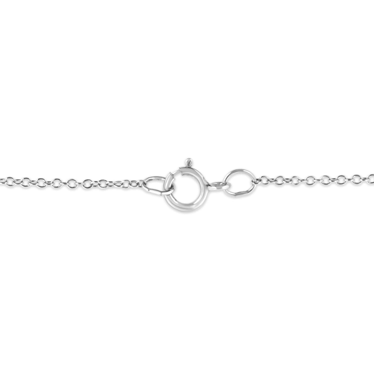 Matte Finished .925 Sterling Silver Diamond Accent Double Flower Shape 18" Satin Finished Pendant Necklace (I-J Color, I1-I2 Clarity)