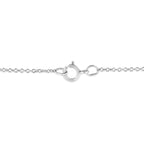 Matte Finished .925 Sterling Silver Diamond Accent Double Flower Shape 18" Satin Finished Pendant Necklace (I-J Color, I1-I2 Clarity)