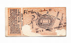 1937 Pitt vs. Duquesne Football Ticket Stub at Pitt Stadium 10/9/37 129651