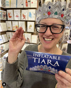 Emergency Inflatable Tiara - Royal Crown Princess Queen Headband - Archie McPhee