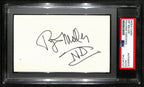 Rip Miller CFB HOF Signed/Auto 3x5 Index Card Notre Dame PSA/DNA 189016
