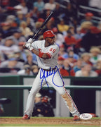 John Mayberry Jr. Phillies Signed  8x10 Color Stance Photo JSA 136802