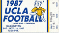 1987 UCLA Bruins vs. Huskies Washington Football TROY AIKMAN  Ticket  148644