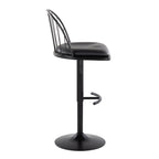Riley - Farmhouse Adjustable Height Barstool With Swivel (Set of 2)