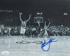 Christian Laettner Autographed Duke Blue Devils 8x10 Photo JSA 187698