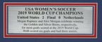 Morgan/Rapinoe 2019 USA Women's Soccer Unsigned Photo Collage Framed
