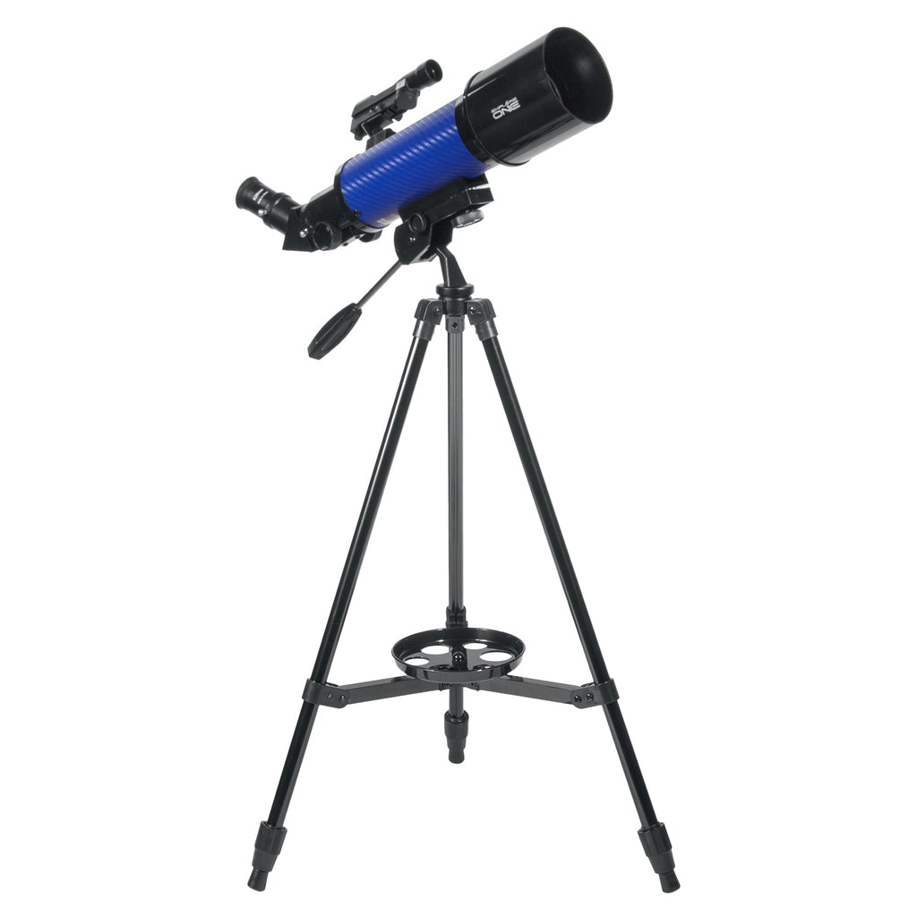 Explore One CF400 70mm Telescope with Carbon Fiber Wrap and AZ Mount – Blue