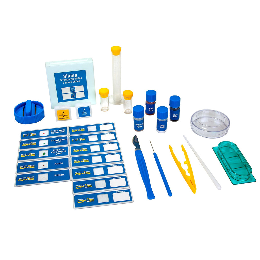 45 Piece 900X Microscope Set with Case