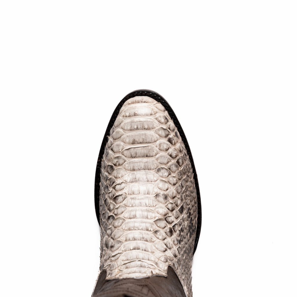Western Collection Kansas // Python Leather Cowboy Boot // Natural