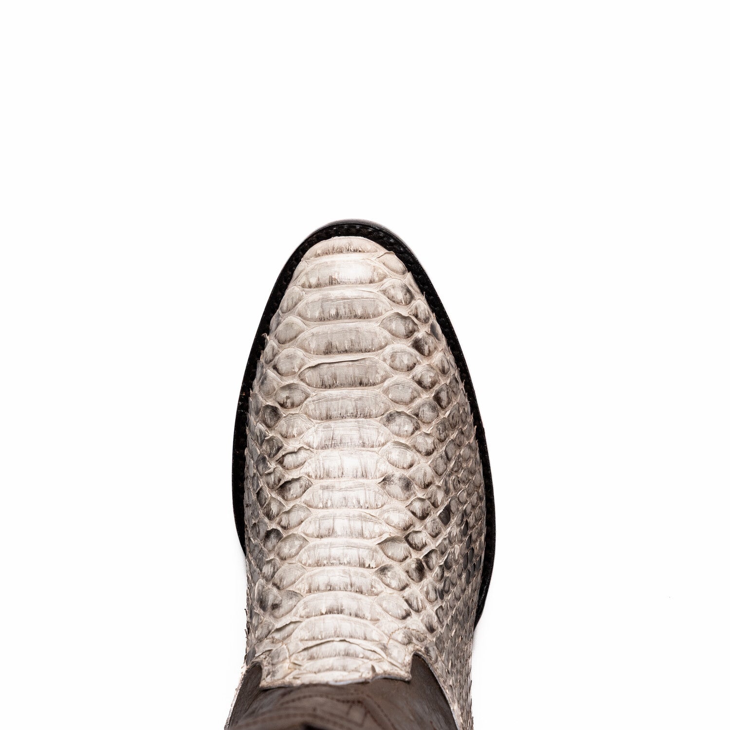 Western Collection Kansas // Python Leather Cowboy Boot // Natural