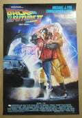 Michael J Fox/Christopher Lloyd Autographed 27x40 Poster "Back to Future II" JSA