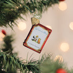 Mini Winnie-The-Pooh Book Ornament