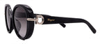 Salvatore Ferragmo Sunglasses SF1076SLB-001-58-16-140 Non-Polarized