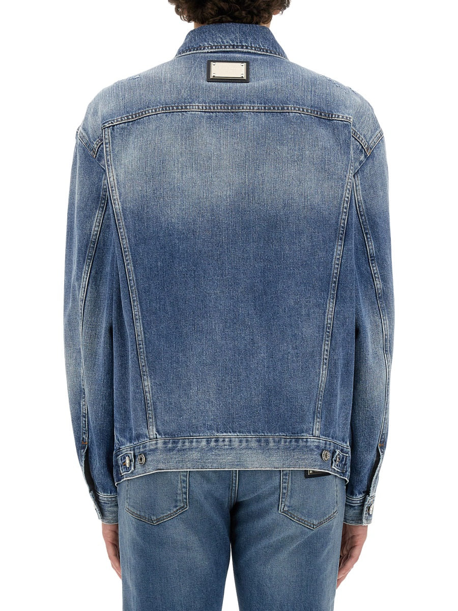 Dolce & Gabbana Men Denim Shirt