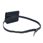 Hermès // Box Calf Leather Pochette Belt Bag // Navy Blue // Pre-Owned