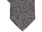 Alfani Men's Breton Leaf Print Tie Brown Size Regular