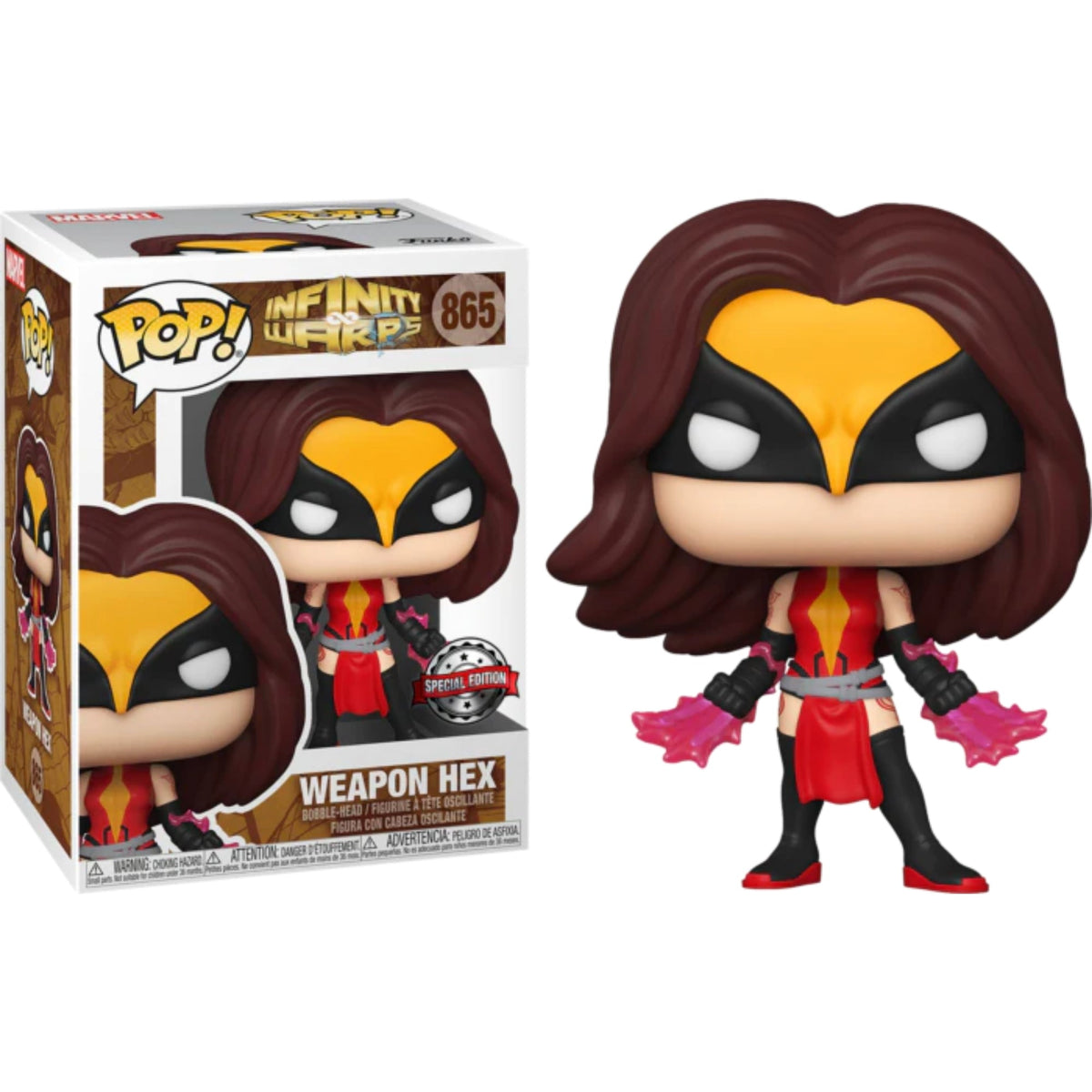Marvel Infinity Warps Weapon Hex Funko Pop! Vinyl Figure #865 - Special Edition
