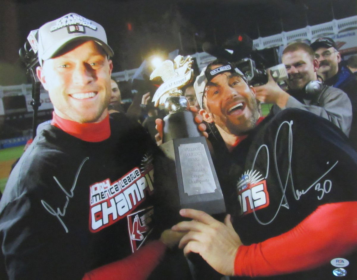 Gabe Kapler/Curt Leskanic Dual-Signed 16x20 Photo Red Sox PSA/DNA 192347