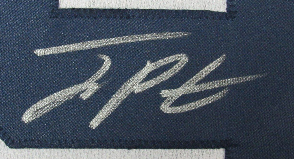 Joey Porter Jr. Autographed/Inscr Custom Football Jersey Penn State PSA/DNA