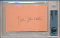 John "Zeke" Bella New York Yankees Signed 3x5 Index Card Beckett 148303