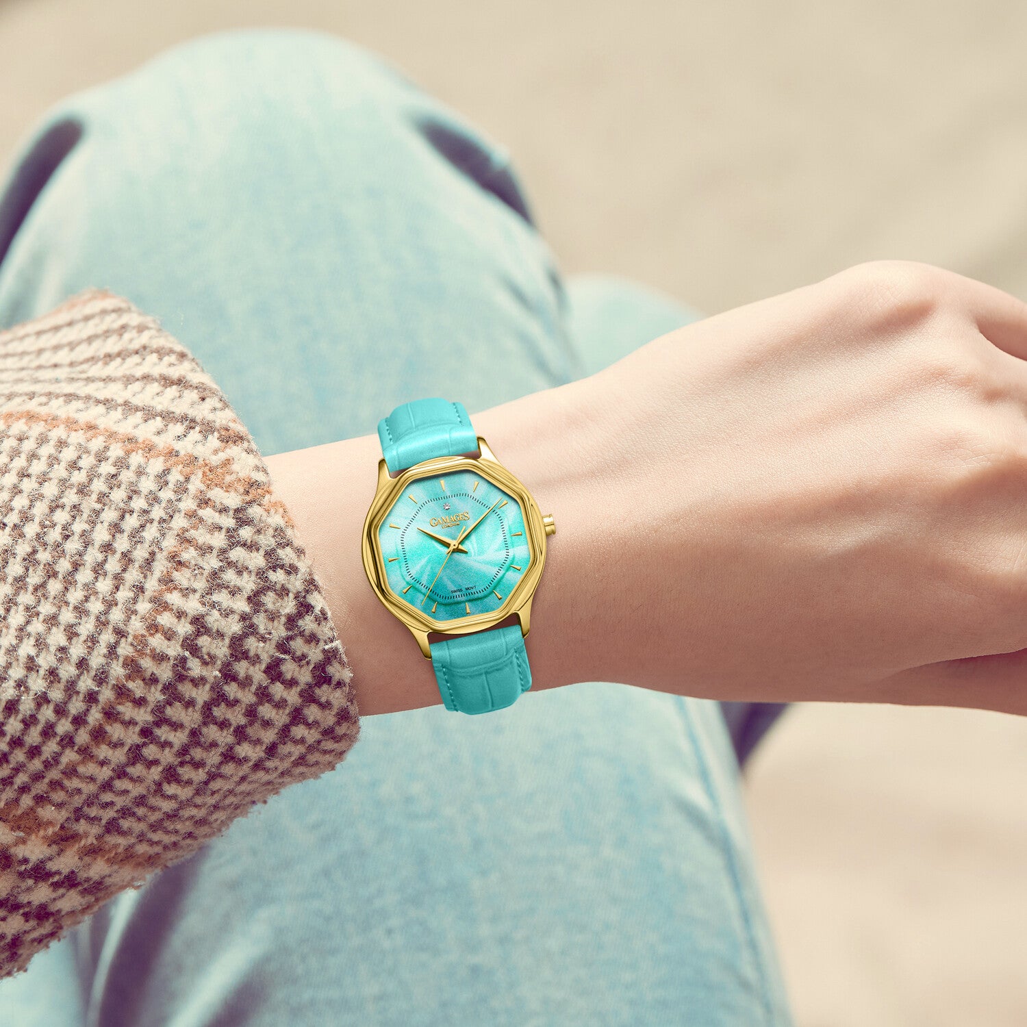 Gamages of London Ladies Amour Diamond Quartz // GAW702