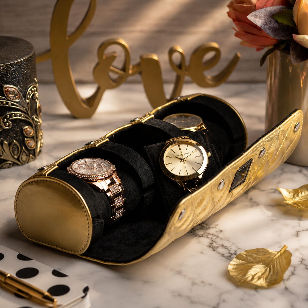 Women's Royal Gold 3-Watch Case (Limited Edition)