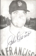 John Orsino SF Giants Signed/Autographed 3x5  Photo 178692