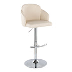 Dahlia - Contemporary Adjustable Barstool With Swivel (Set of 2)