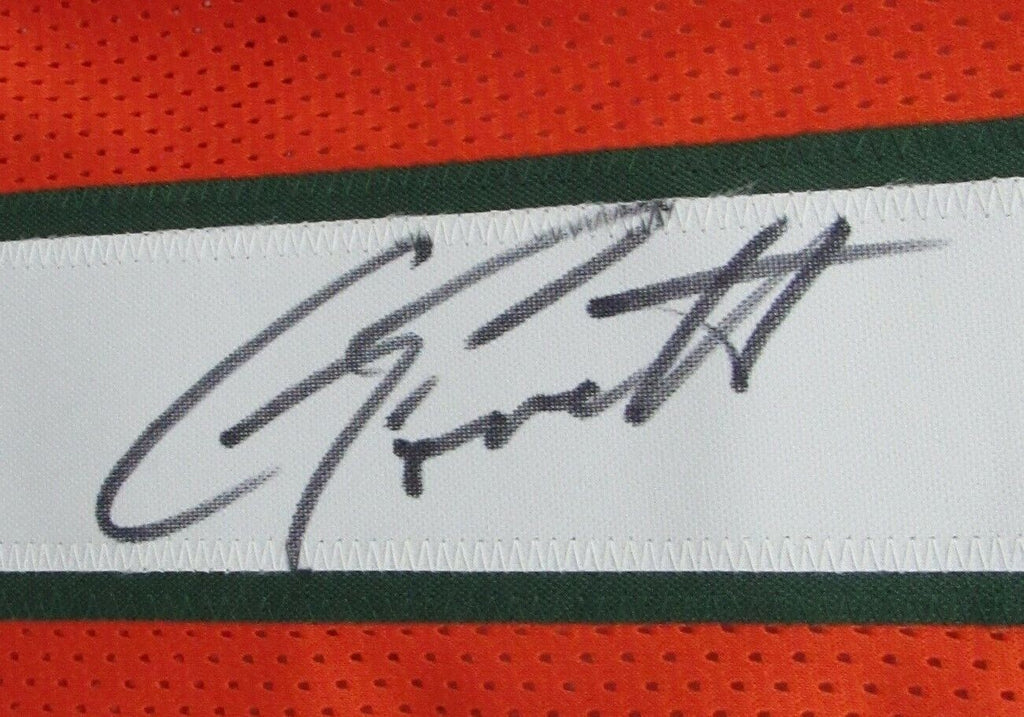 Gino Torretta Signed/Autographed Miami Hurricanes Custom Jersey Beckett 159716