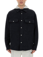 Palm Angels Men Shirt-Jacket With Monogram