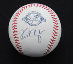 Keith Hughes Signed/Auto Yankees 100th OML Baseball JSA  186780