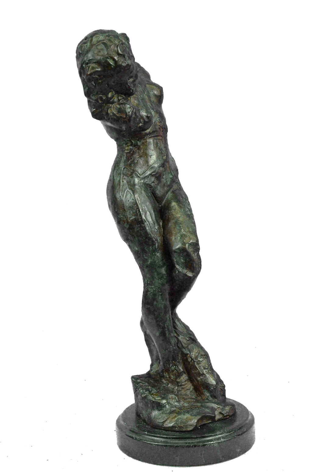 Abstract Modern Art Nude Female Torso by Famous French Artist Rodin Statue