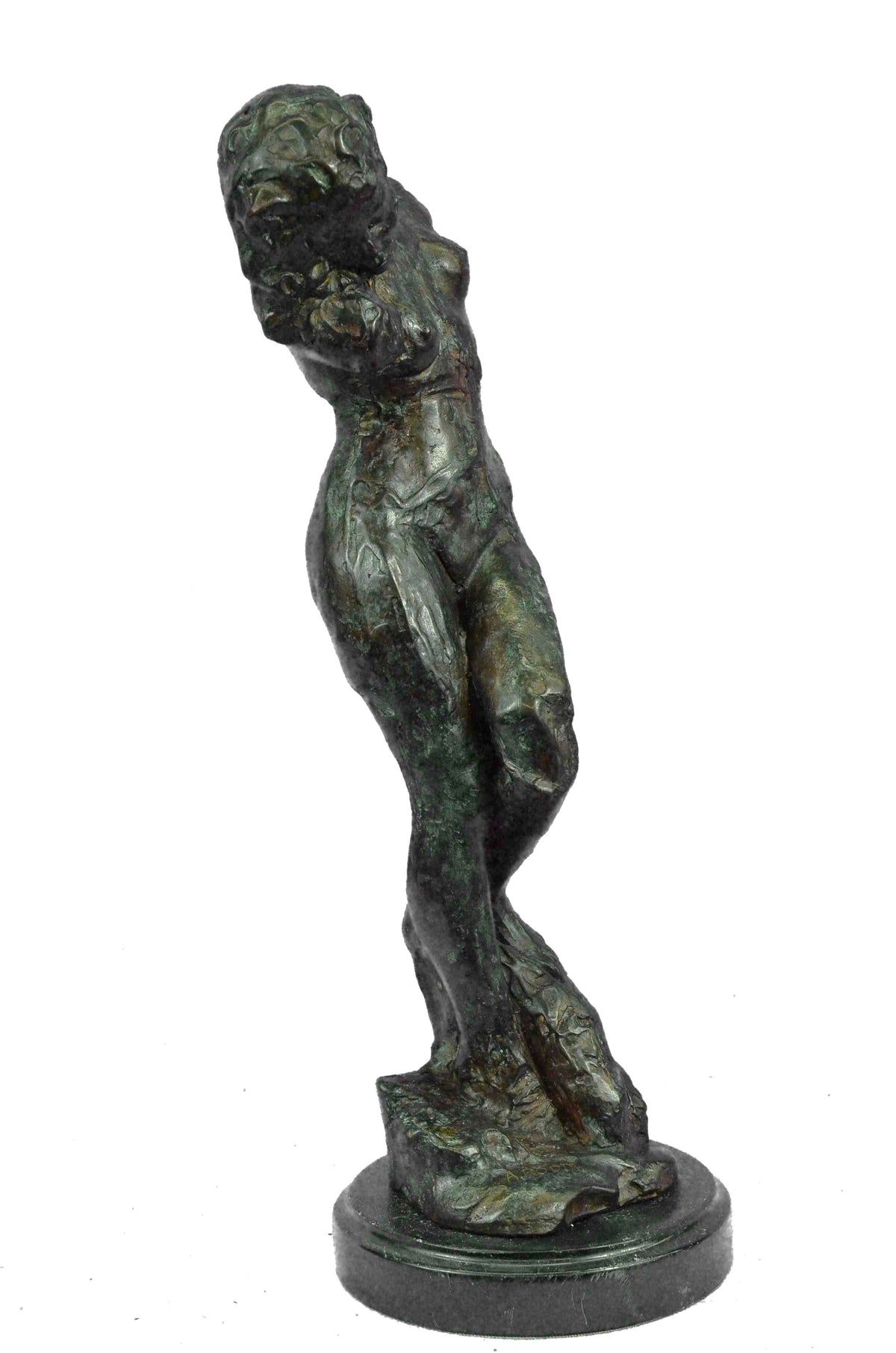 Abstract Modern Art Nude Female Torso by Famous French Artist Rodin Statue