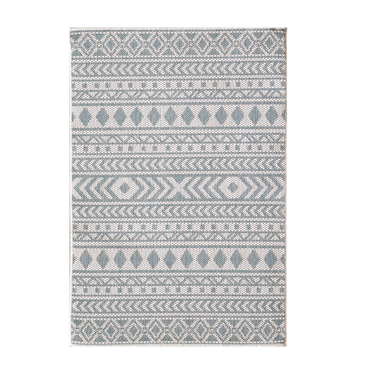 Provo Natura - Machine Woven Performance // Ivory/Aqua - Botanical