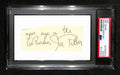 Joe Tiller  Autographed 3x5 Cut Card PSA/DNA 186562