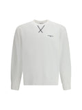 Sweatshirt Couture Seam White