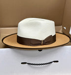 Bellissimo Exclusive Panama and Felt Two Tone Fox [Camel]