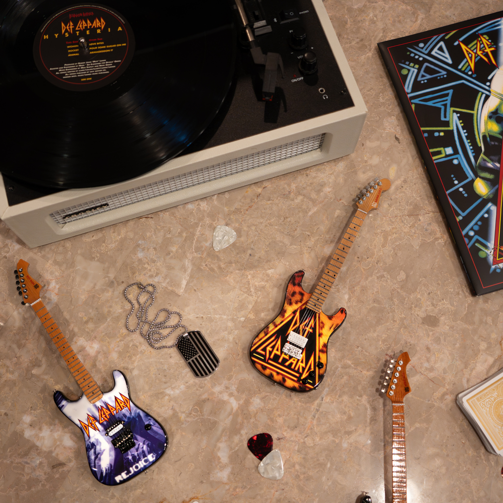 The Def Leppard EP Collectible Miniature Guitar