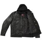 Nightstrike Men’s Motorcycle Leather Jacket